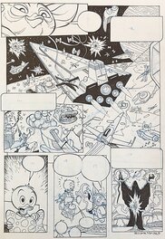 Planche originale - Rodriguez, Donald Duck, The Force Within, planche n°3, 2014.