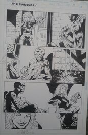 Mike Leeke - X-O Manowar #10 - Planche originale