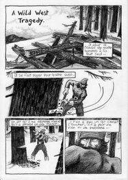 Planche originale - Grégory Mardon - A Wild West Tragedy page 01