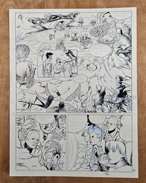 Spirou et Fantasio - Planche originale