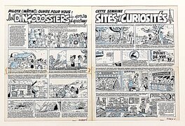 Gotlib - Sites & curiosités - Planche originale