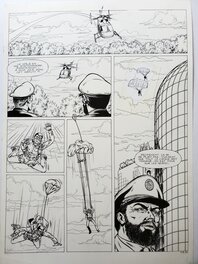 André Osi - HORIZON BLANC  T4 COMPTE A REBOURS - Planche originale