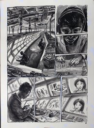 Ivan Brun - Les Sentinelles page 4 / Contre Carré n°1 - Planche originale