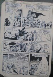 Ric Estrada - Amethyst #2 p.8 Gem World Lord Aquamarine abuses old Yuhr! - Planche originale