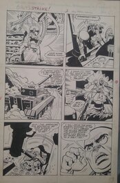 Frank Giacoia - Sgt.strike. 2 All Thrill Comics - Planche originale