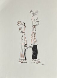 Jason - Robbedoes en Kwabbernoot - Illustration originale