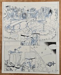 Planche originale - Spirou FONDATION Z - PLANCHE 33