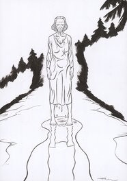 Saint-Elme  Etude pour la couverture du vol. 4