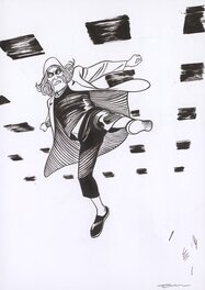 Saint-Elme  Etude pour la couverture du vol. 4, « L'œil dans le dos ».
