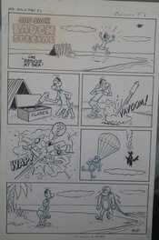 Jack O'Brien - Sad Sack Laugh Special #40 Rescue at Sea - Planche originale