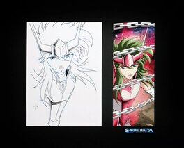 Masami Kurumada - Andromède Shun - Saint Seiya Time Odyssey - 23 - Planche originale