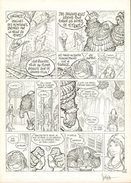 Bruno Maïorana - Garulfo tome 4 planche 28 - Planche originale