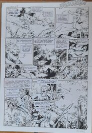 Jean-Louis Mourier - Troll de troy - Planche originale