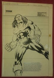 Mike Gustavich - (Titan) Justice Machine (Back Cover) - Comic Strip