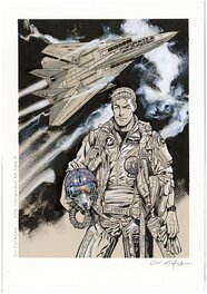 Gil Formosa - BUCK DANNY - MAVERICK - F14 - Original Illustration