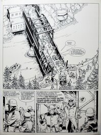 Planche originale - LUC ORIENT  T18 RENDEZ-VOUS A 20 HEURES EN ENFER...