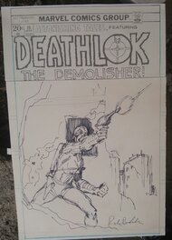 Rich Buckler - Deathlock - Planche originale