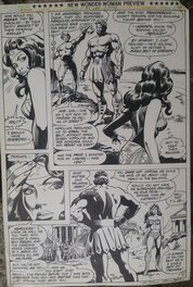 Gene Colan - Dc Comics Presents #41 Wonder Woman Preview - Planche originale