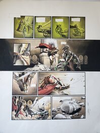 Aleksa Gajic - LE FLEAU DES DIEUX   T4 VAE VICTIS   couleur directe - Planche originale