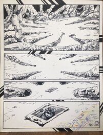 Philippe Druillet - Druillet : Page originale pour "La ville" - Planche originale