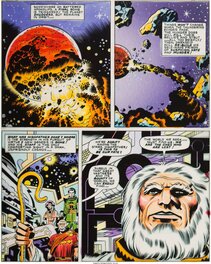 Jack Kirby - New Gods - Hunger Dogs Page 62 (Couleurs) - Planche originale