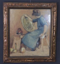 Jeune femme au miroir Jeune femme au miroir