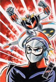 Gô Nagai - Goldorak Goldrake Grendizer Actarus Duke Fleed - Original Illustration