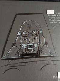 Damien Andrieu, illustration originale, "Adler, l'Aigle à 2 Têtes, le Choix du Mensonge".