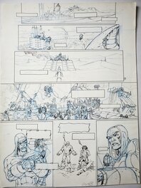 Romain Geyser - OMNIPOLIS  T2 BIBLIOTHEQUE INFINIE - Original art