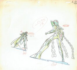 Masami Kurumada Masami - Saint seiya kanon vs phenix - Planche originale