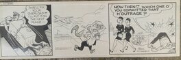 Al Capp - Li'l Abner Santa's dogpatch shipment of a box of trouble ! - Planche originale