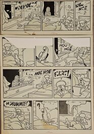 Jef Nys - De zonnemummie - Planche originale