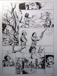 Tiburce Oger - La piste des ombres tome 1 planche 21 - Planche originale