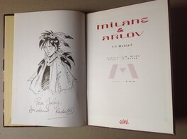 La superbe Dédicace de ROUAN dans Le Milane et Arlov 1 en EO Nickelle de Juin 1999 . La superbe Dédicace de ROUAN dans Le Milane et Arlov 1 en EO Nickelle de Juin 1999 .