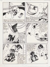 Edmond-François Calvo - Coquin le Gentil Cocker Story p. 9 (1953) by Edmond-François Calvo - Planche originale