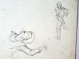 Crayonnés au dos de la planche Crayonnés au dos de la planche