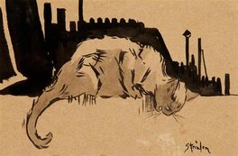 Le chat énervé Le chat énervé