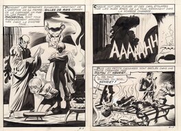 Planche originale - "Le Salaire du Malin" Terror 8 (vf) / Terror 23 (vo) – pages 6 et 7