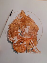 Ood Serrière - Masque - Original art