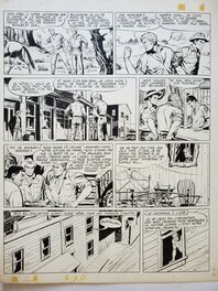 Planche originale - BOB MORANE  T7 LA VALLEE DES CROTALES