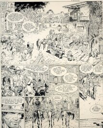 Jean Giraud - Blueberry: La dernière carte planche 1. - Planche originale