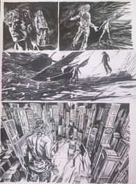 Martinello, Dylan Dog#392, il primordio, planche n°76, 2019. Martinello, Dylan Dog#392, il primordio, planche n°76, 2019.