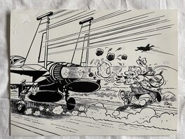Jacques Maezelle - Dessin humoristique aeronautic 2 - Comic Strip