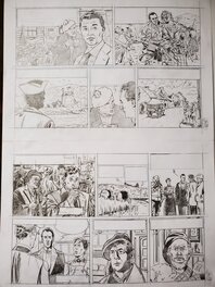 Frédéric Marniquet - SPIRITS OF SCOTLAND T5 LES FANTÔMES DU LOCH crayonné planche n°15 - Original art