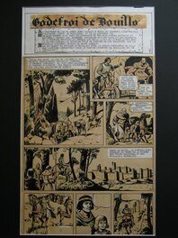 Sirius - Godefroid DE BOUILLON page 15 de l'EO - Planche originale