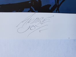 Ex-Libris signé : ANDRE JOY Ex-Libris signé : ANDRE JOY