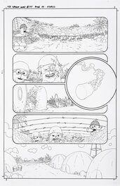 Martin Morazzo - Ice Cream Man: Flight of the Figglybumps (Death of a Cartoonist) - Planche originale