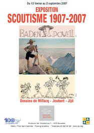 Affiche de la Maison de la Bande Dessinée de Bruxelles en 2007