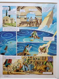 Florence Magnin - planche originale   couleur directe - Comic Strip