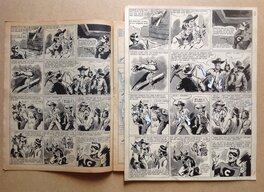 La page de publication du BB 67 et la planche a Droite ..., c'est pour vous montrer que c'est bien publié ( la Bd ne sera pas jointe ! ) . La page de publication du BB 67 et la planche a Droite ..., c'est pour vous montrer que c'est bien publié ( la Bd ne sera pas jointe ! ) .